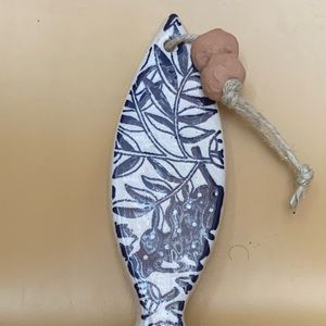 Wall/Car hanging Small Good Fortune Fish Olive Style